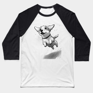 Jumping puppy Baseball T-Shirt